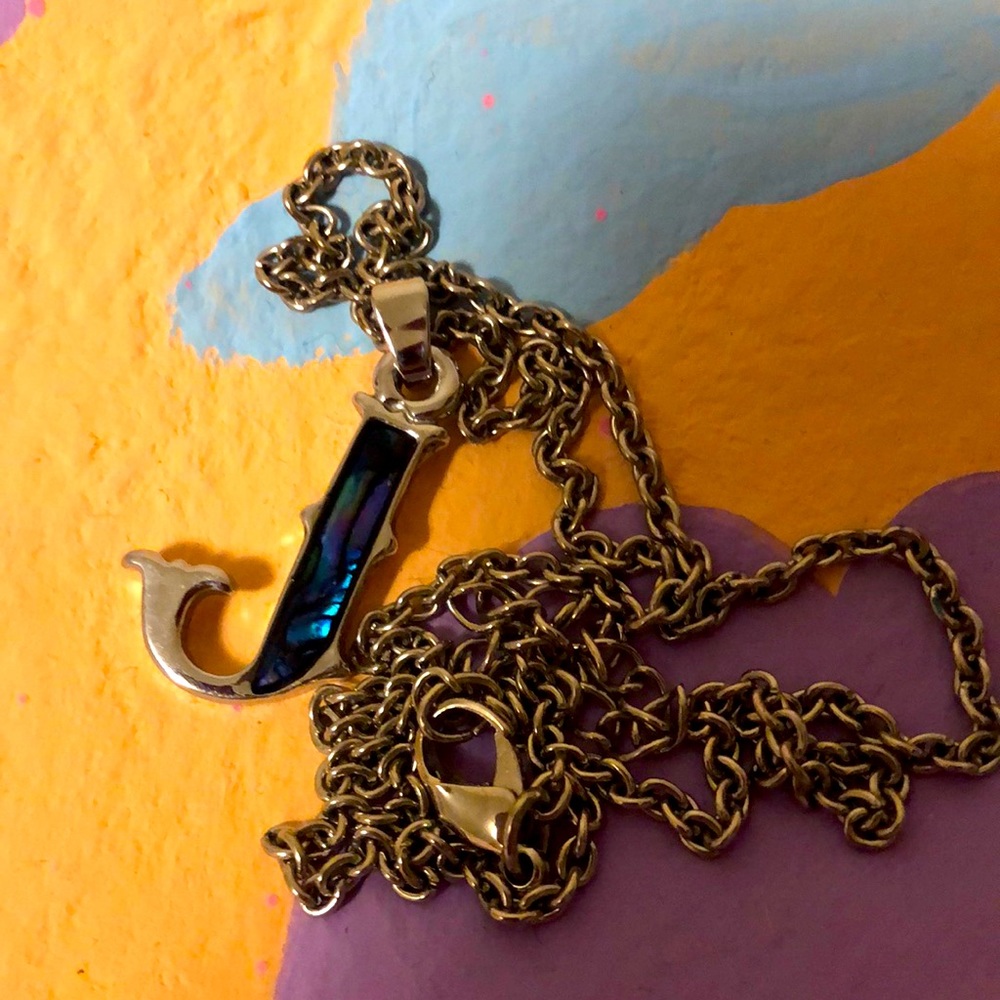 Letter J Necklace
